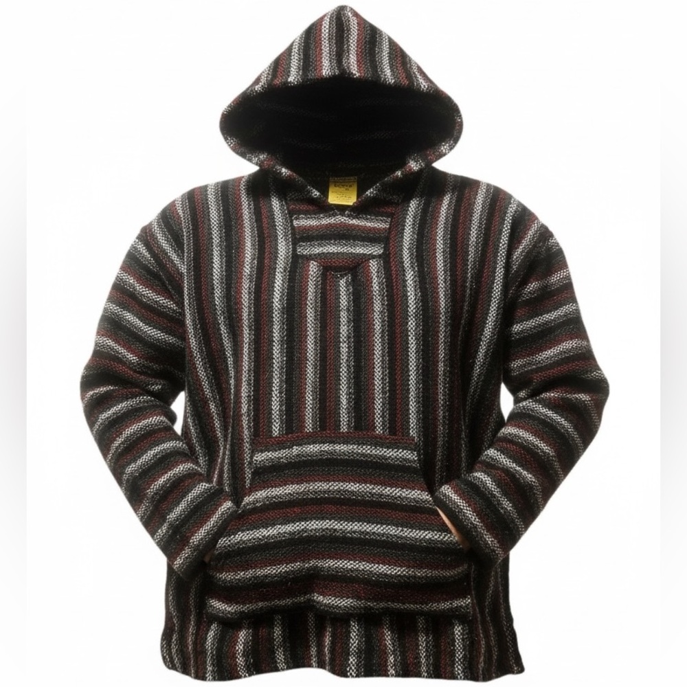 Striped Hooded Men's Jacket
A7